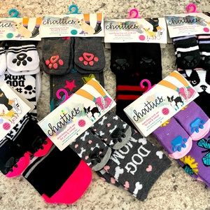 NWT Puppy Socks! Chatties Designer Matching Small Dog Pet Socks
